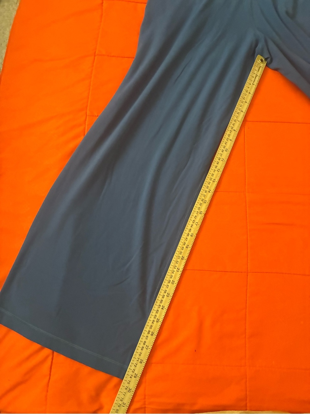 Lululemon Align Low-Rise Flared Pant Nulu Starch Blue Yoga Size 14 - Picture 6 of 7